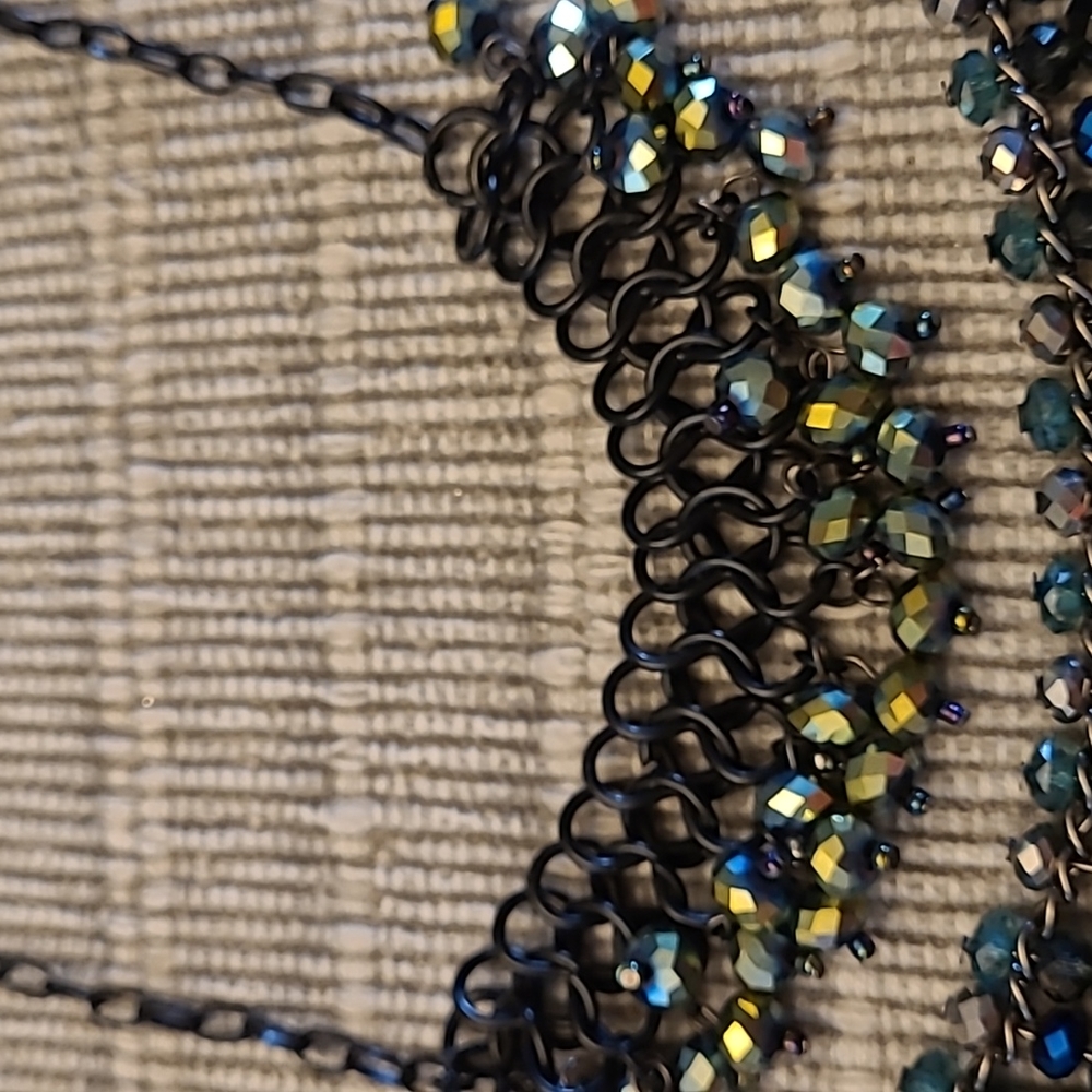 Bundle Two Statement Necklaces One Pair Matched E… - image 4